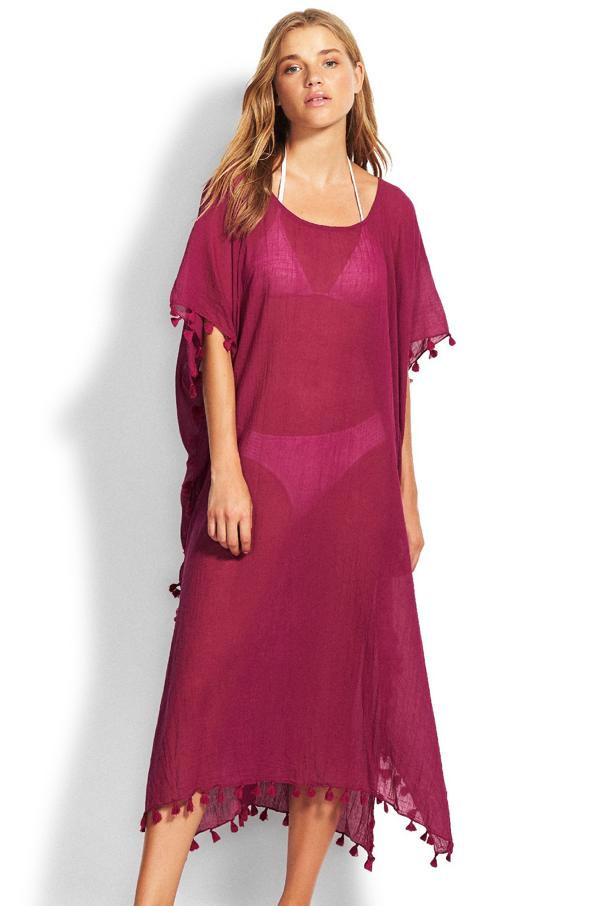 seafolly beach kaftan