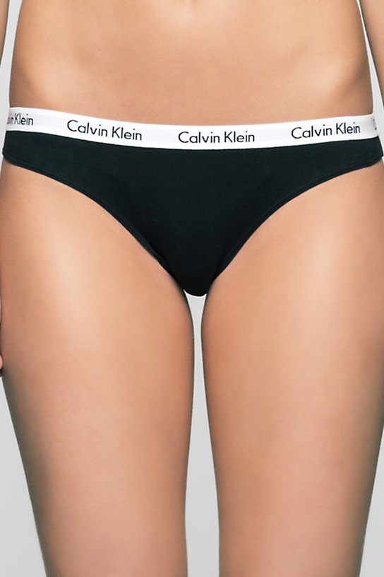 Női normál alsó Calvin Klein Cotton Strech Pink-Grey-Indigo - 3 Pack