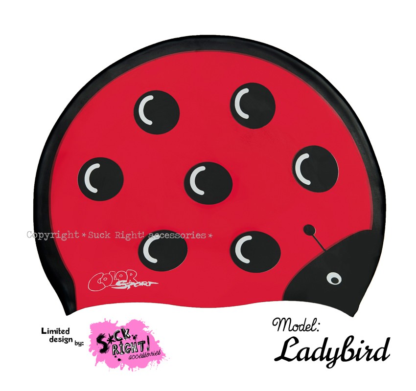 Úszósapka Mintás Limited Design Gyerek "Ladybird"