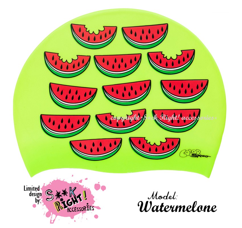 Úszósapka Mintás Limited Design Felnőtt "Watermelone"