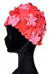 Úszósapka Flower - Korall-Pink-Piros